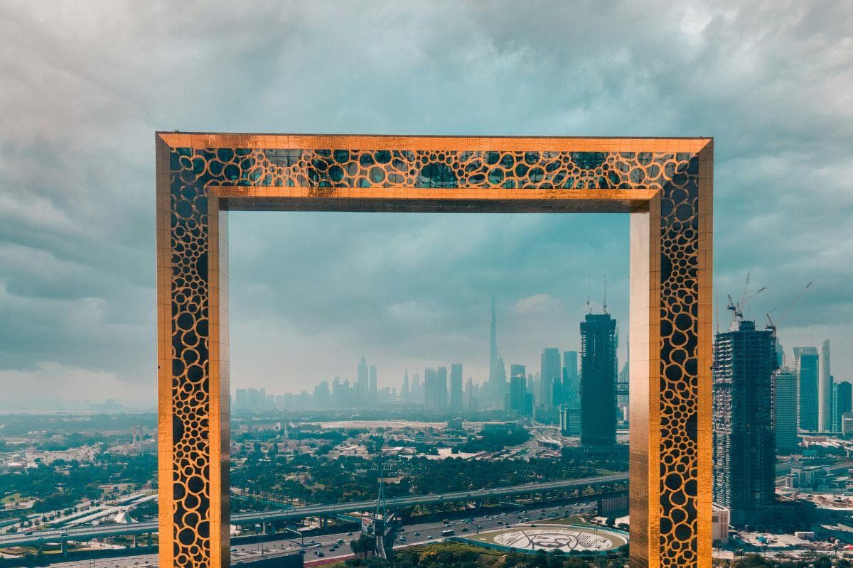 Dubai Frame — places to visit in Dubai