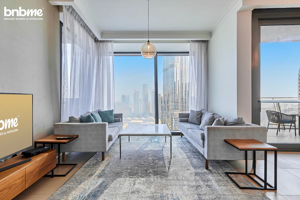 4 Bedroom Furnished Apartment with Burj Khalifa View | Burj Vista — photo 2