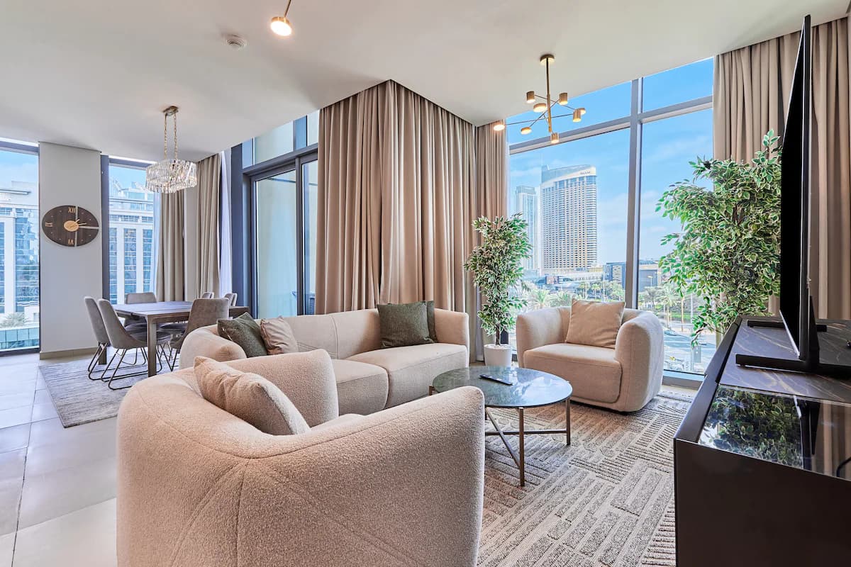 3 Bedroom Furnished Apartment | Burj Vista — photo 2