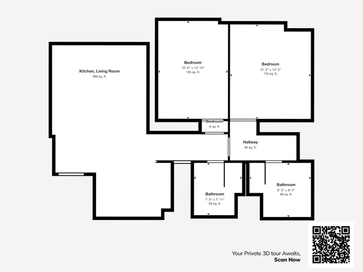 3 Bed Apartment, Sleeps 5 | Grande Signature Residences — photo 3