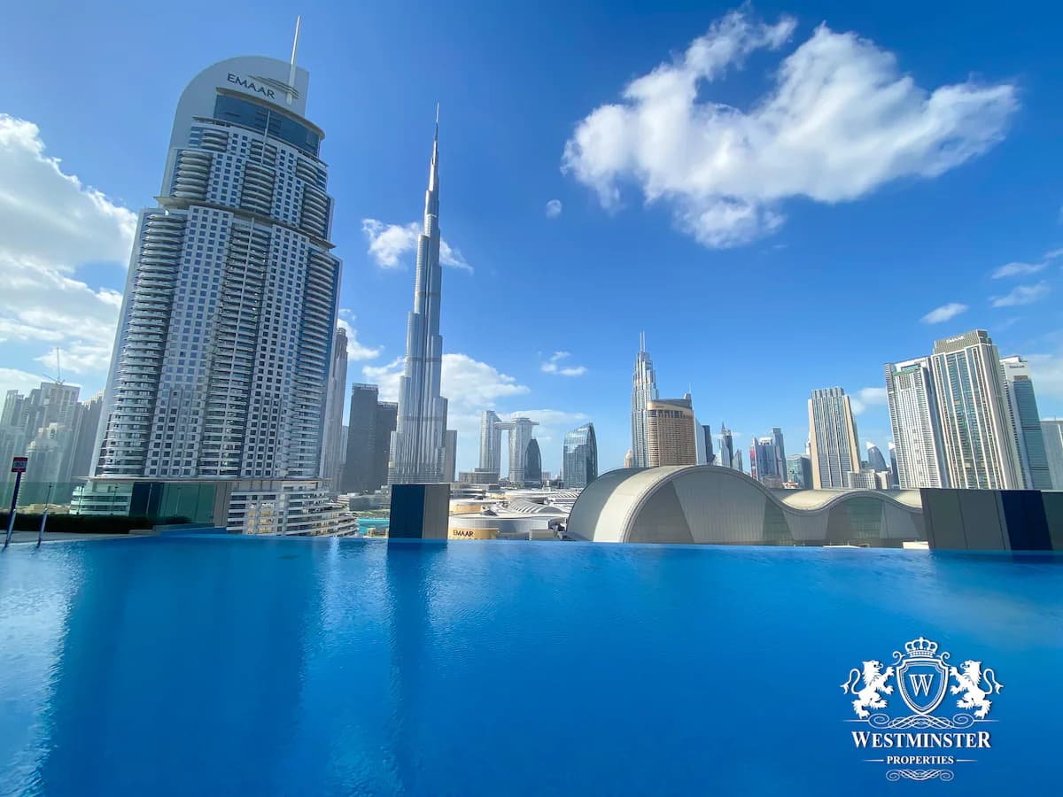 3 Bedroom Furnished Apartment with Full Burj Khalifa View | Boulevard Point