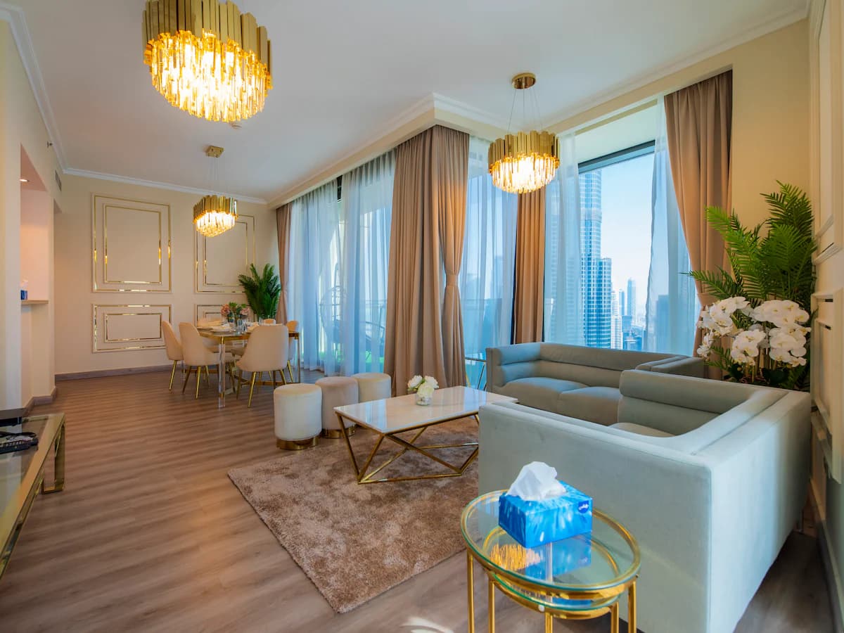 3 Bedroom Furnished Apartment with Fountain View | Burj Vista — photo 2