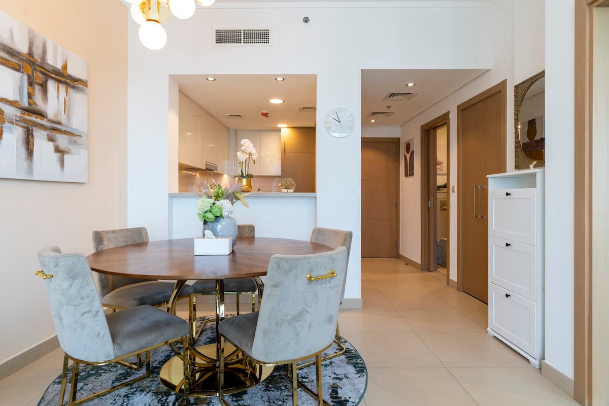 1 Bedroom Furnished Apartment with Full Burj Khalifa View | Burj Vista — photo 6