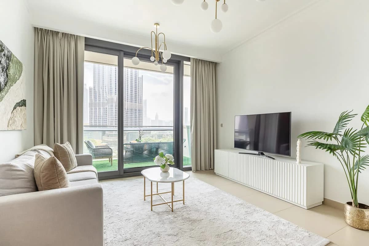 1 Bedroom Furnished Apartment with Burj Khalifa View | Burj Vista — photo 3