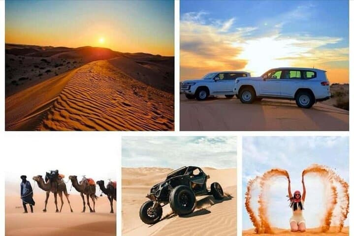 Desert safari in Qatar with dune bashing and camel ride, Doha