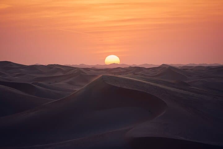 Sunset desert safari from Doha with dune bashing and camel ride, Doha