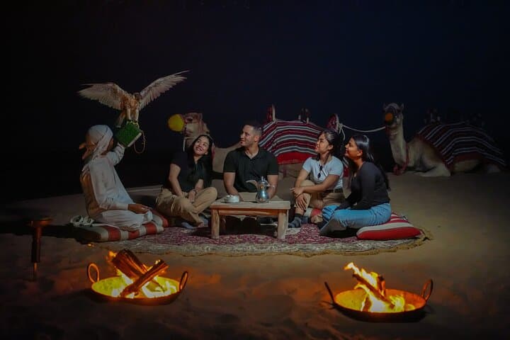 Night desert safari with camel ride and stargazing in Dubai — Adventure things to do in Dubai
