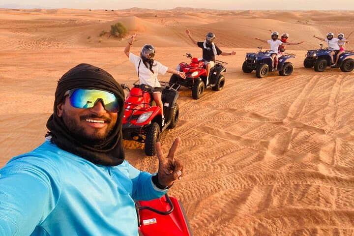 ATV ride, camel experience, and BBQ dinner in Dubai desert — things to do in Dubai