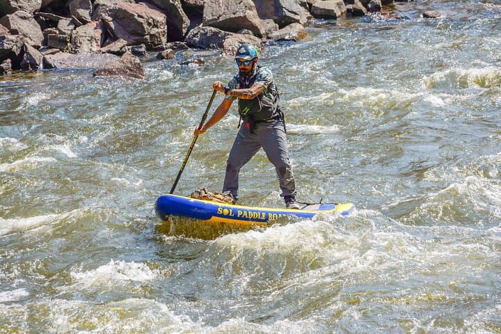 Half-day guided stand up paddle board adventure on the Colorado River, Vail
